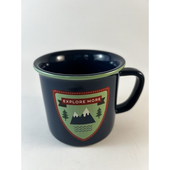 Adventure Mountains Coffee Mug Explore More Green Blue Now Designs - Picture 2 of 3